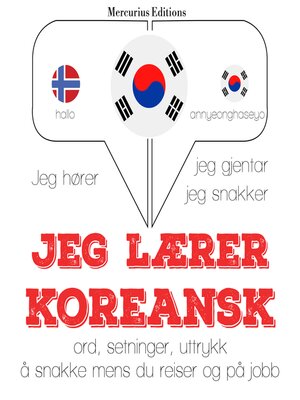 cover image of Jeg lærer koreansk